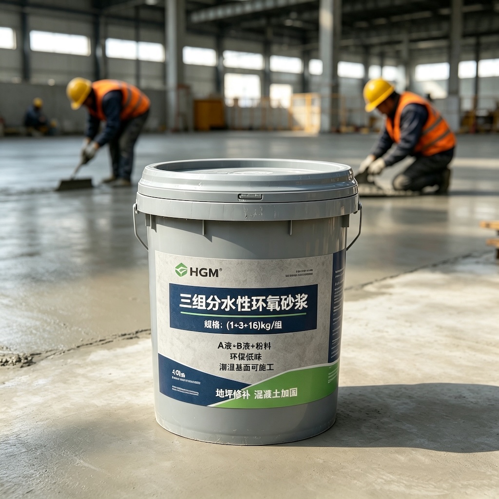庄河三组份水性环氧砂浆